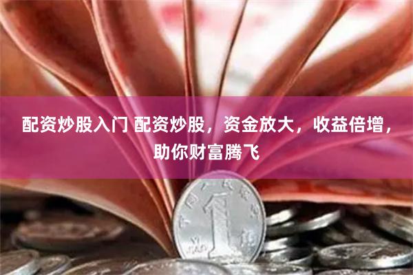 配资炒股入门 配资炒股，资金放大，收益倍增，助你财富腾飞